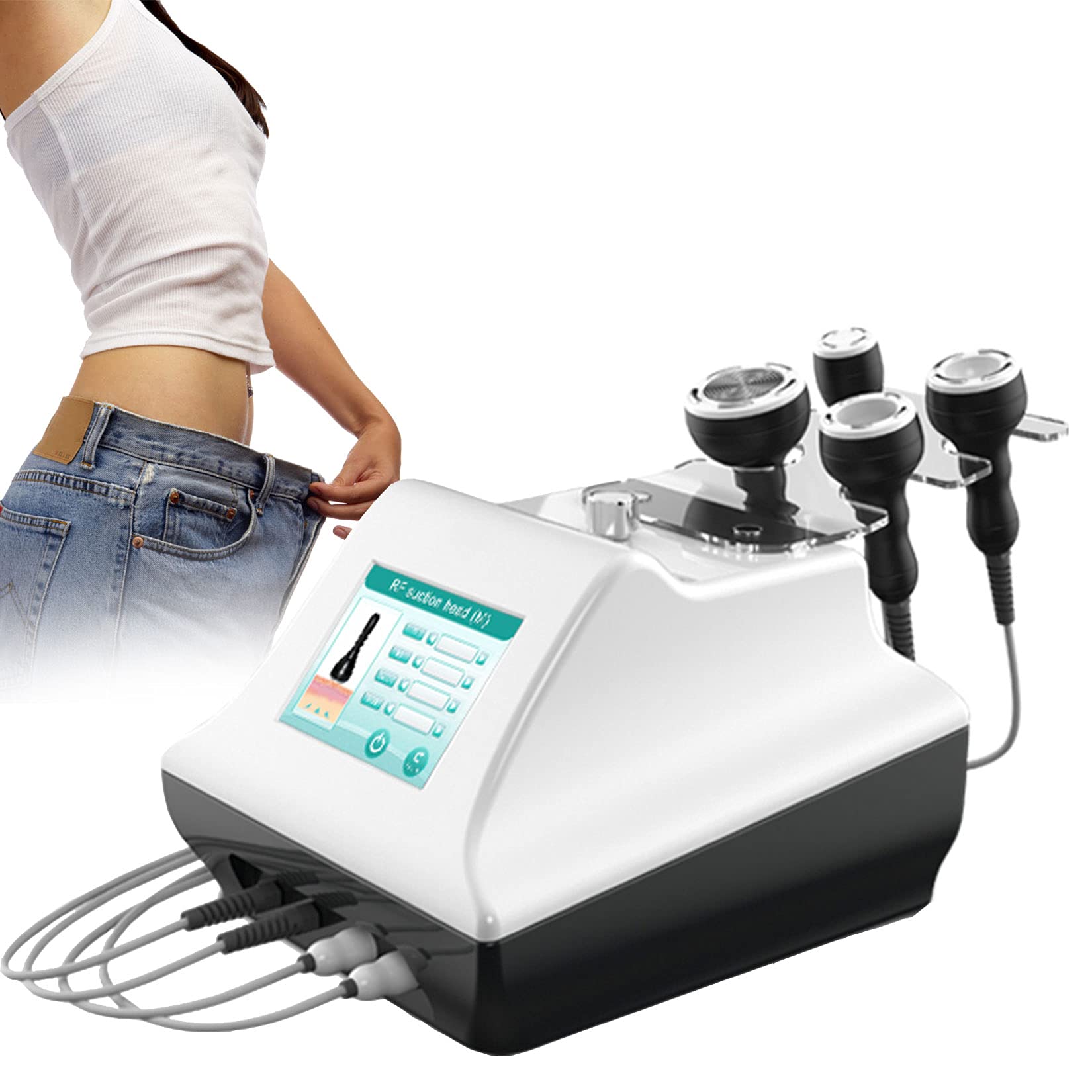 Portable 80K RF Body Slimming Beauty Machine Cavitation Vacuum